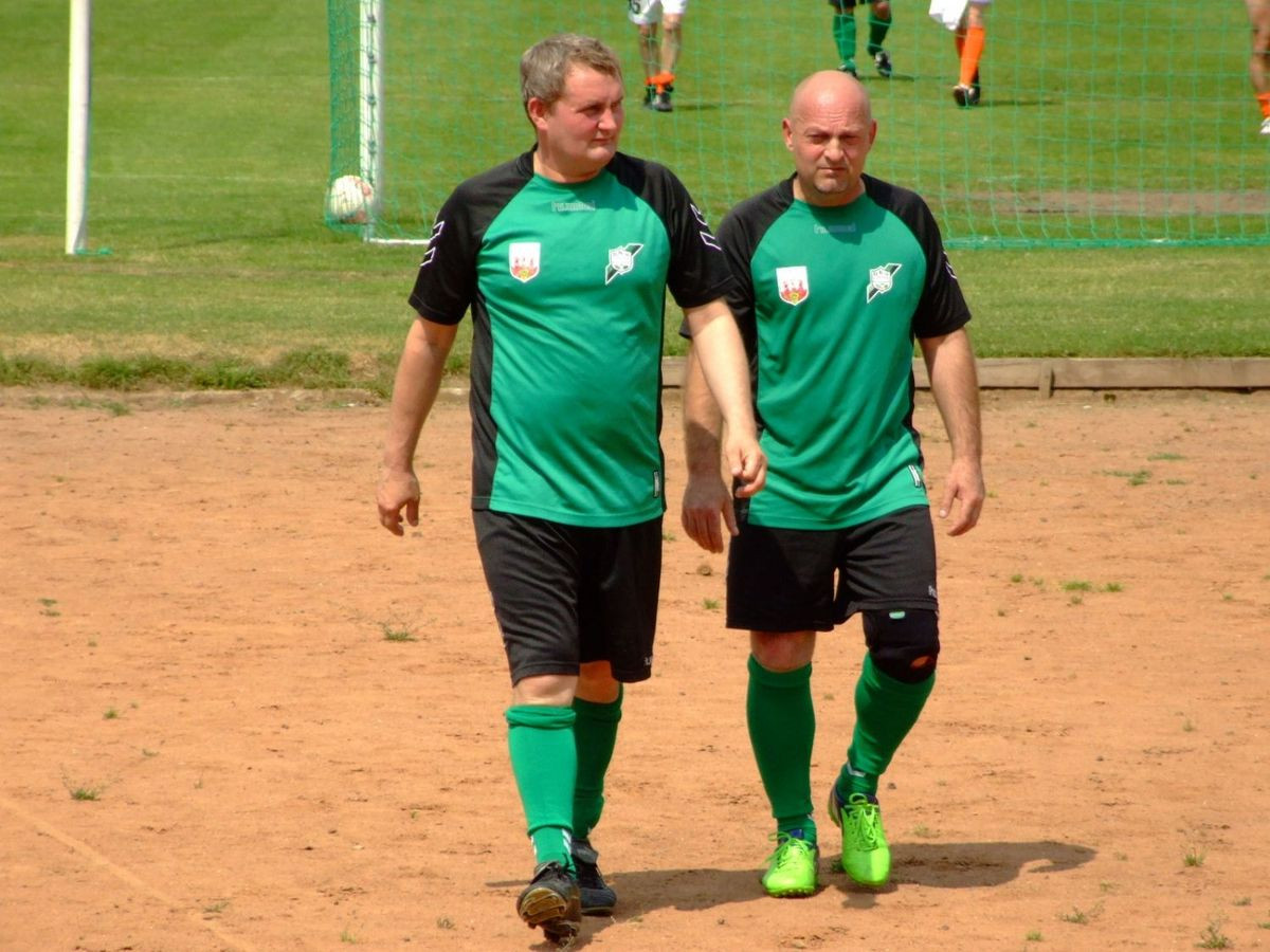 60-lecie BKS: mecz oldboye BKS - Zagłębie Lubin