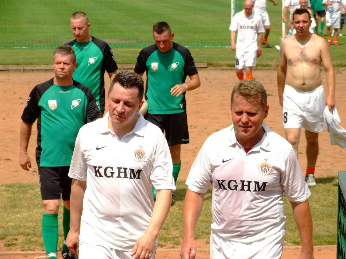 60-lecie BKS: mecz oldboye BKS - Zagłębie Lubin