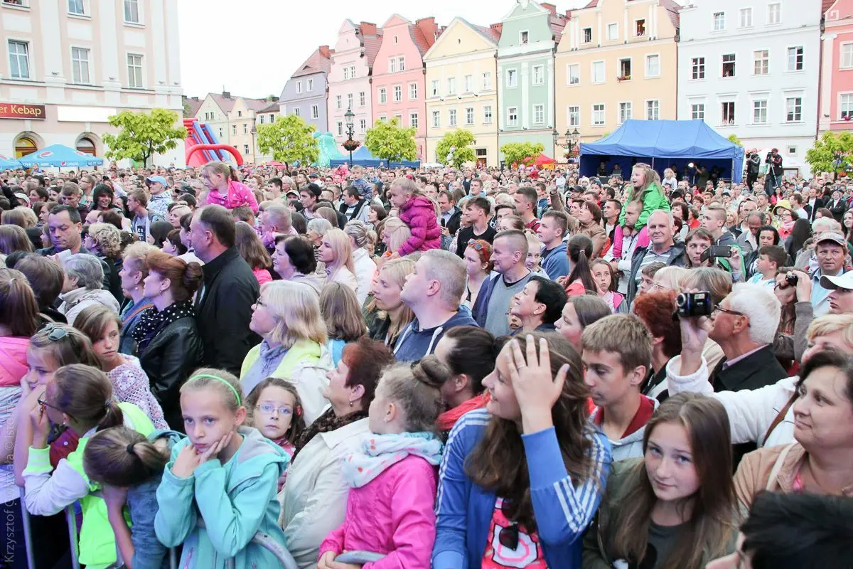 Publiczność na koncercie Blue Café