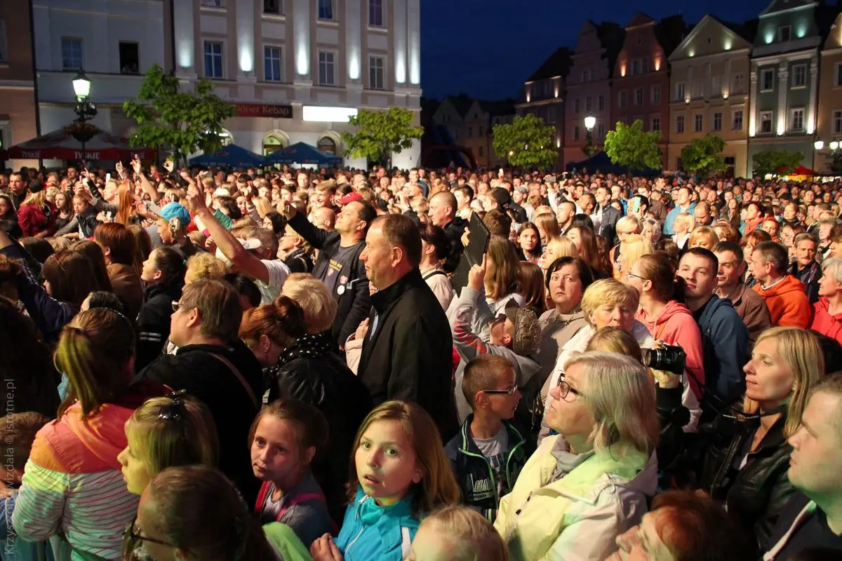 Publiczność na koncercie Blue Café