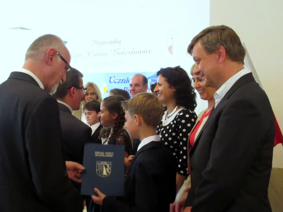 Rozdanie stypendiów Wójta Gminy Bolesławiec