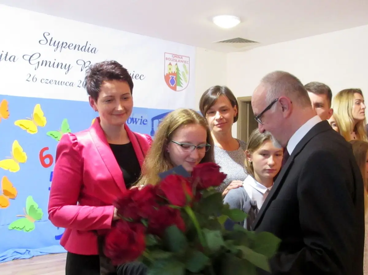 Rozdanie stypendiów Wójta Gminy Bolesławiec