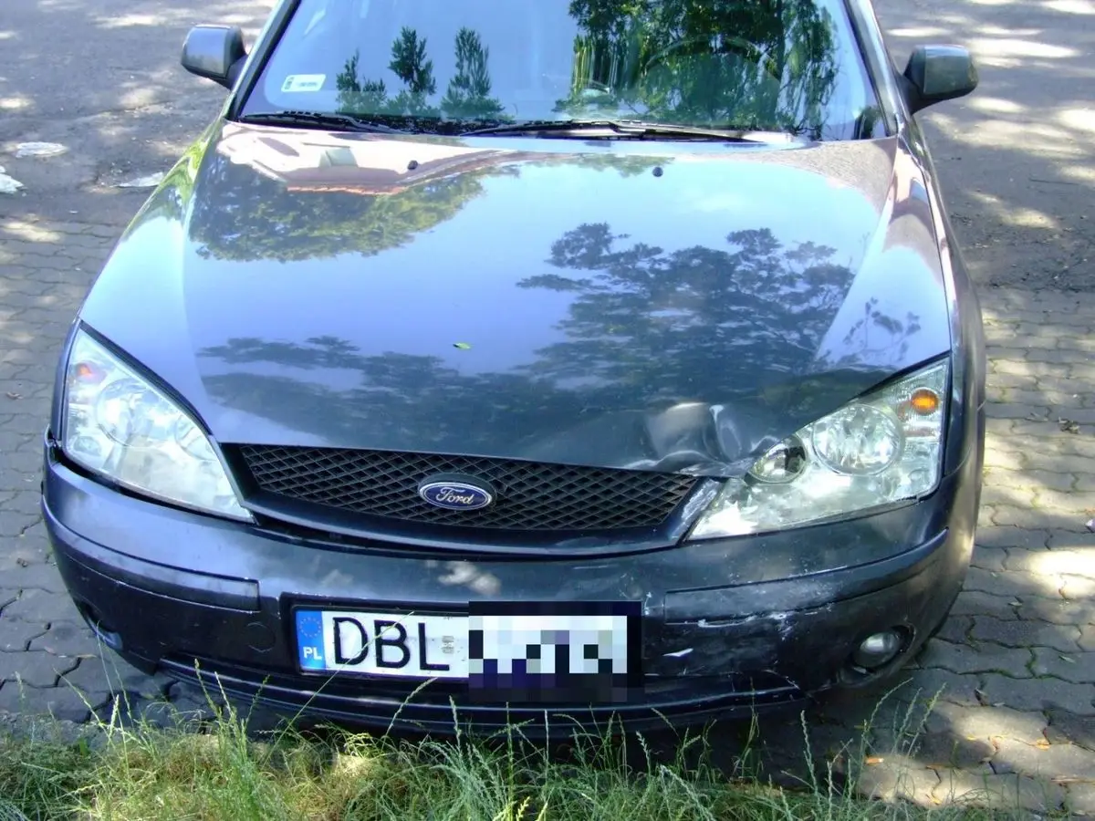 Kolizja na ulicy Zgorzeleckiej