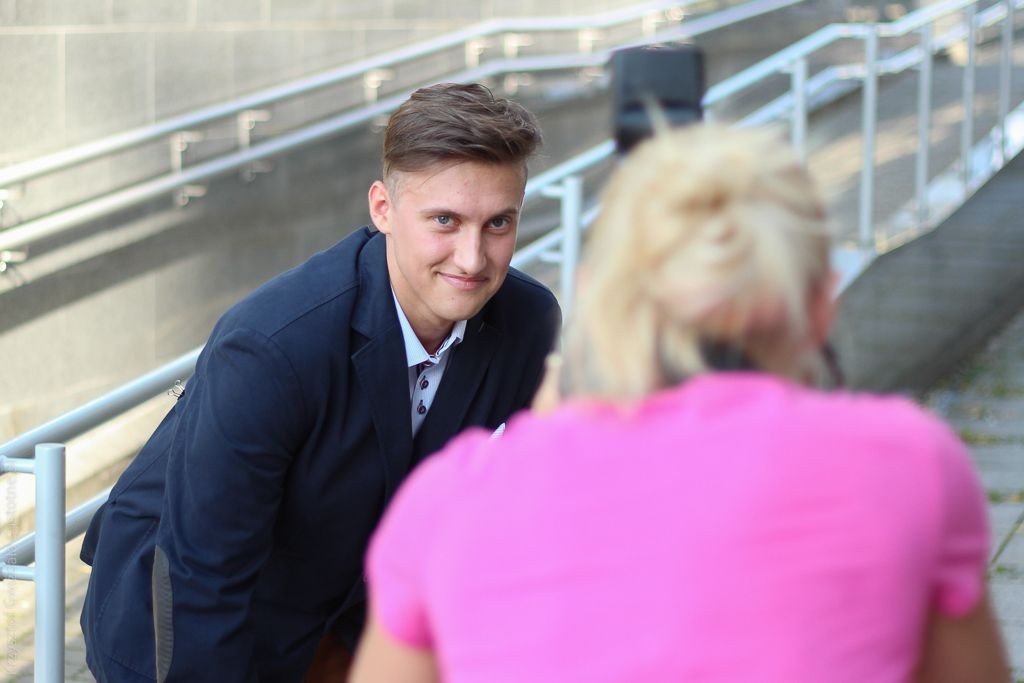 Praca przy sesji zdjęciowej