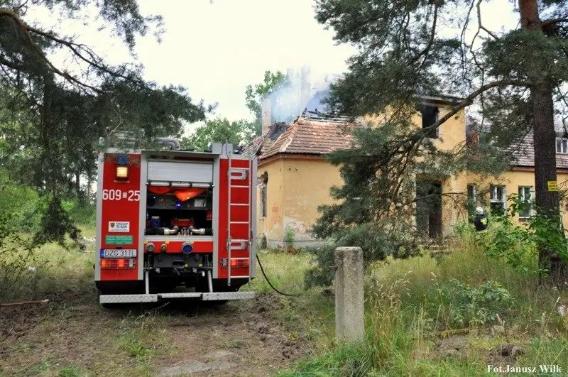 Paliło się byłe przedszkole