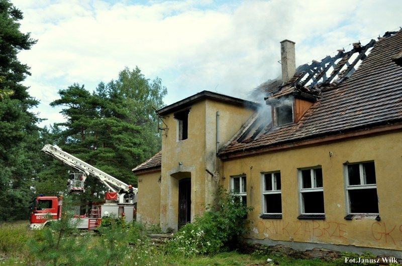 Paliło się byłe przedszkole