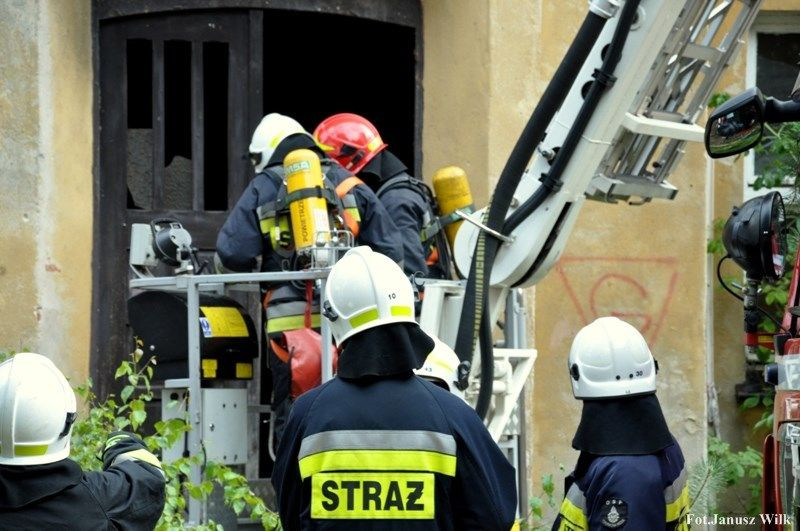 Paliło się byłe przedszkole