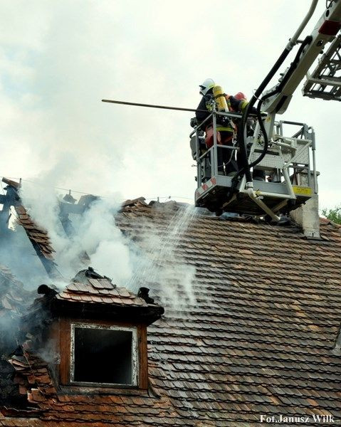 Paliło się byłe przedszkole