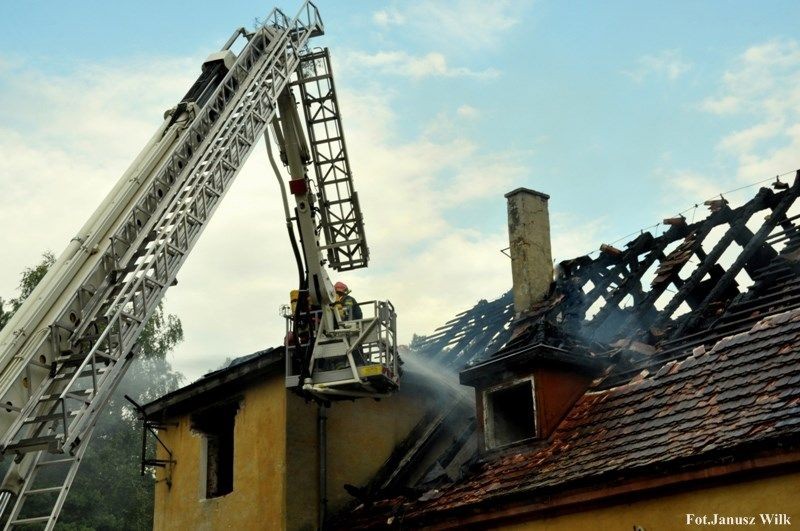 Paliło się byłe przedszkole