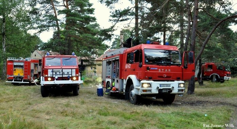 Paliło się byłe przedszkole