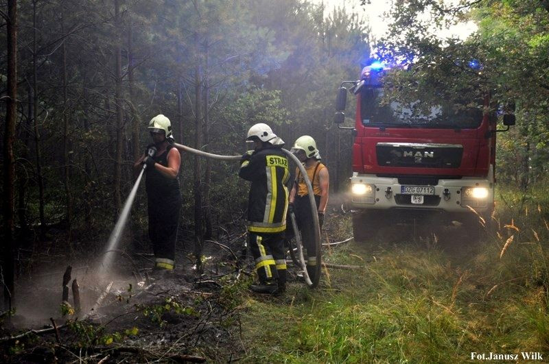 Podwójna akcja strażaków koło Zielonki