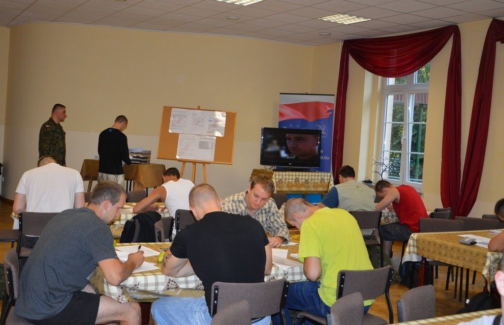 Wcielenie ochotników do służby przygotowawczej w ramach NSR