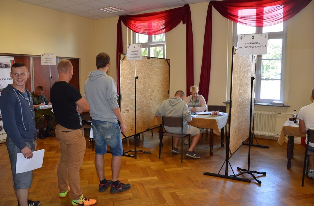 Wcielenie ochotników do służby przygotowawczej w ramach NSR