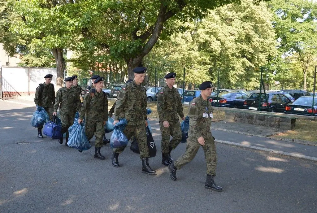 Wcielenie ochotników do służby przygotowawczej w ramach NSR