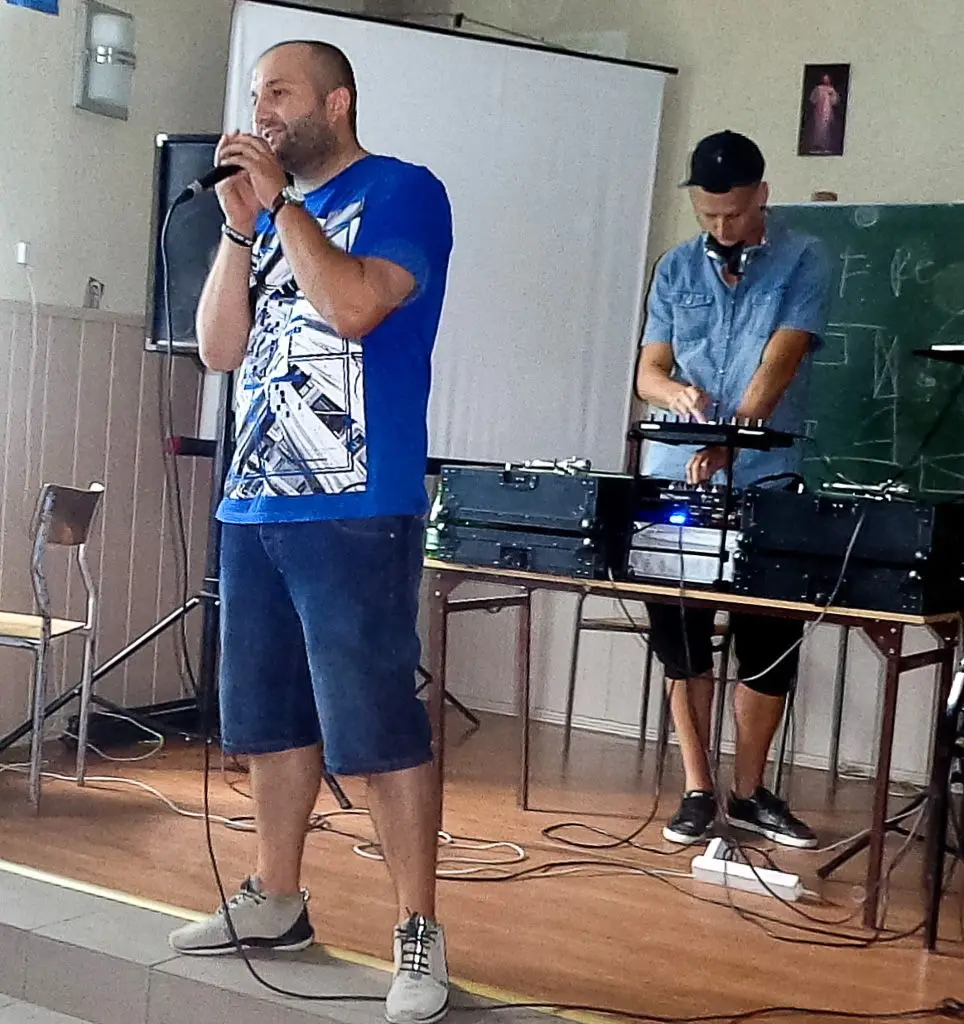 Raper Arkadio w Zespole Szkół Budowlanych