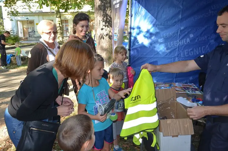 Policjanci wzięli udział w Parkowej Gonitwie