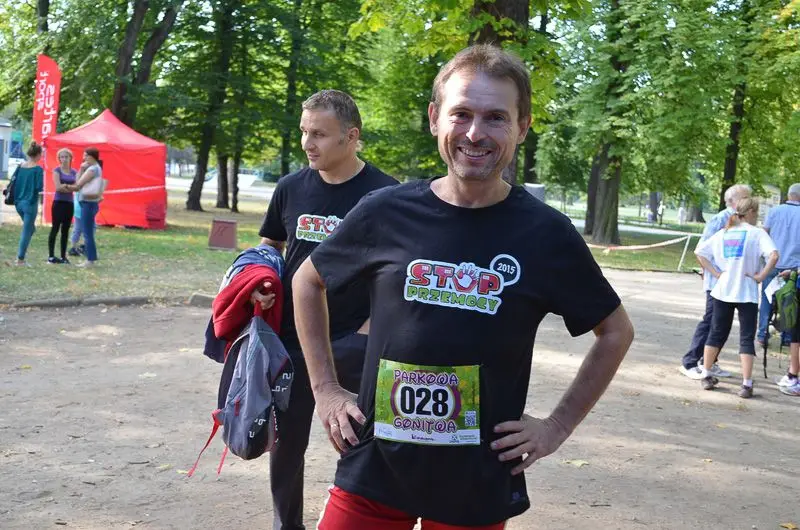 Policjanci wzięli udział w Parkowej Gonitwie