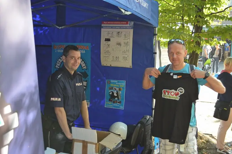 Policjanci wzięli udział w Parkowej Gonitwie