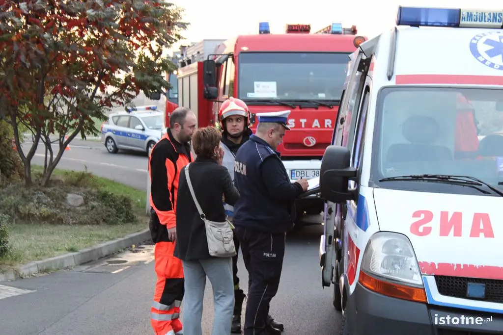 Dwie osoby ranne po zderzeniu w Kruszynie