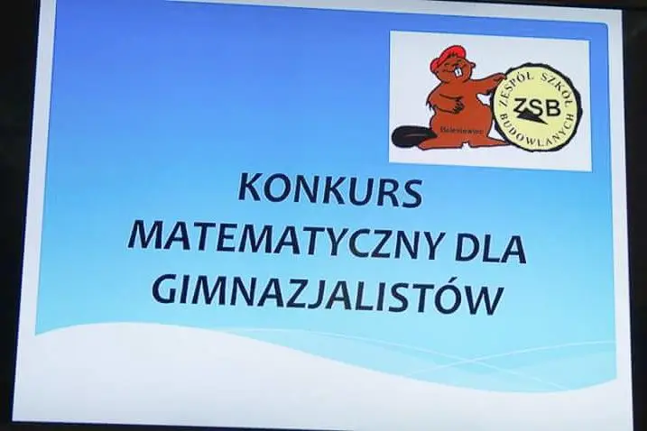 ZSB: Konkurs matematyczny dla gimnazjalistów