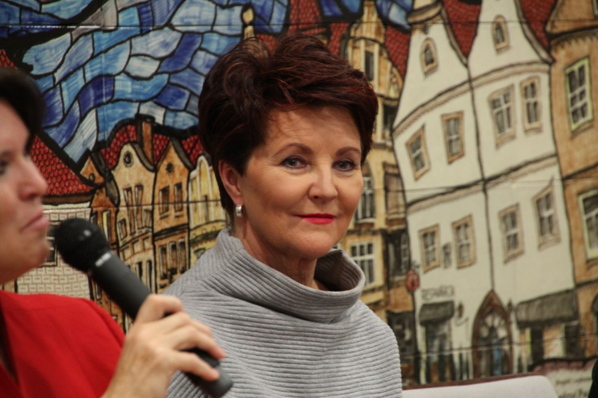 Jolanta Kwaśniewska w Bolesławcu