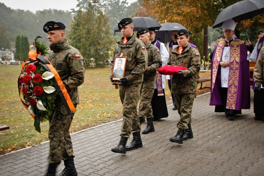 Pancerniacy pożegnali tragicznie zmarłego żołnierza