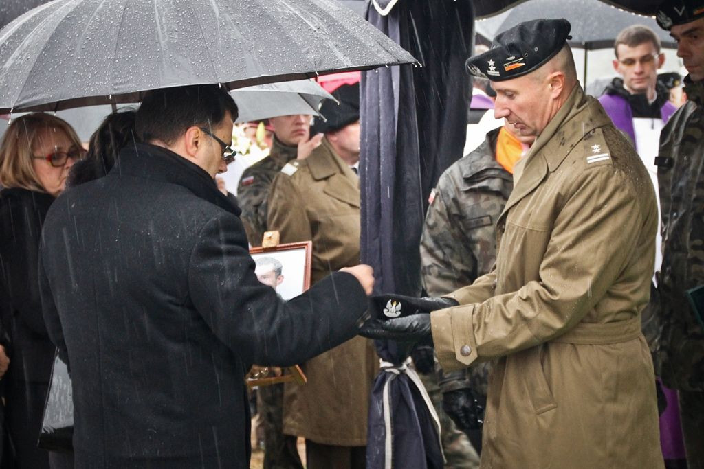 Pancerniacy pożegnali tragicznie zmarłego żołnierza