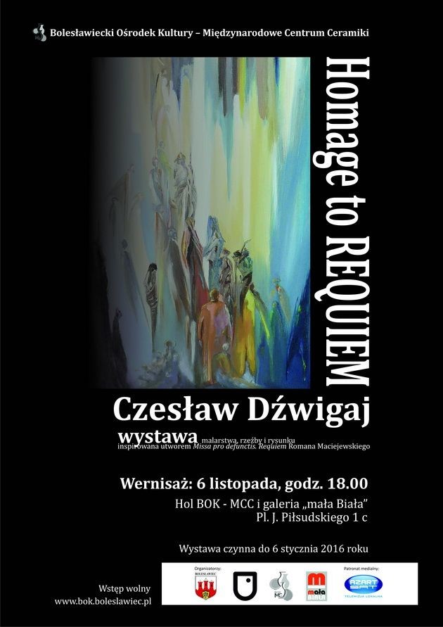 Wystawa obrazów, rzeźb i rysunków profesora Czesława Dźwigaja