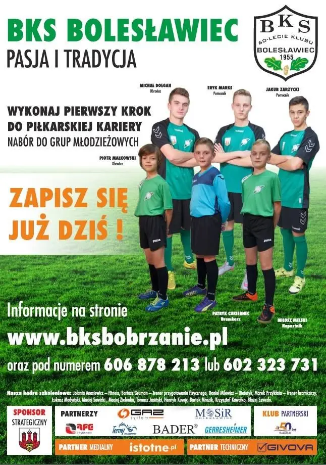 Zostań piłkarzem BKS Bolesławiec!