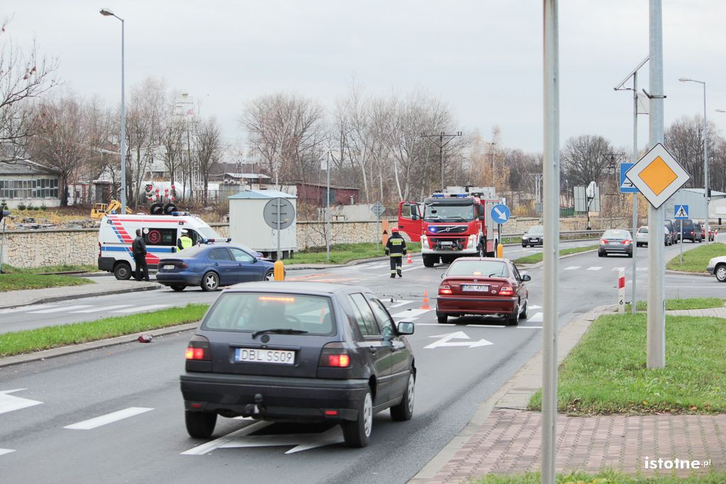 Znowu wypadek na Cieszkowskiego i Modłowej