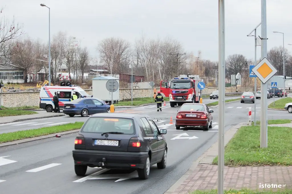 Znowu wypadek na Cieszkowskiego i Modłowej