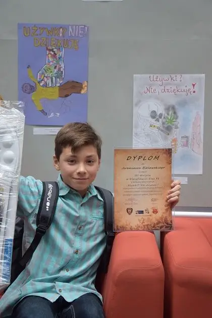 6 edycja konkursu plastycznego „Używki?! Nie, dziękuję!”