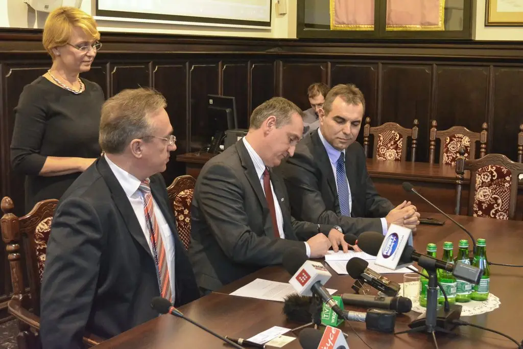 Od lewej: Piotr Roman, Marcin Bartosz, Sławomir Kossakowski