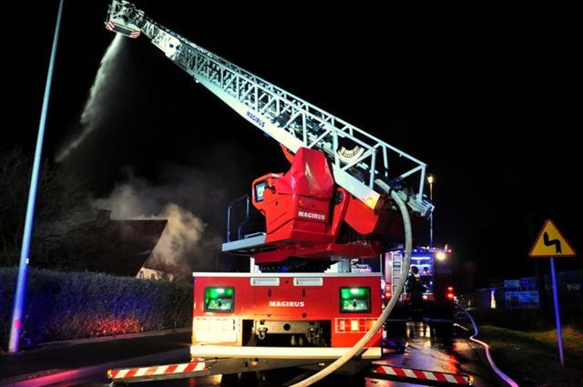 Pożar domu w Warcie Bolesławieckiej