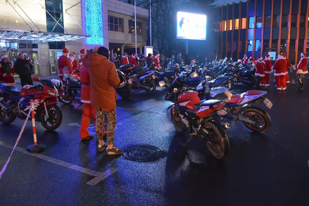 Mikołaje na motorach w naszym mieście