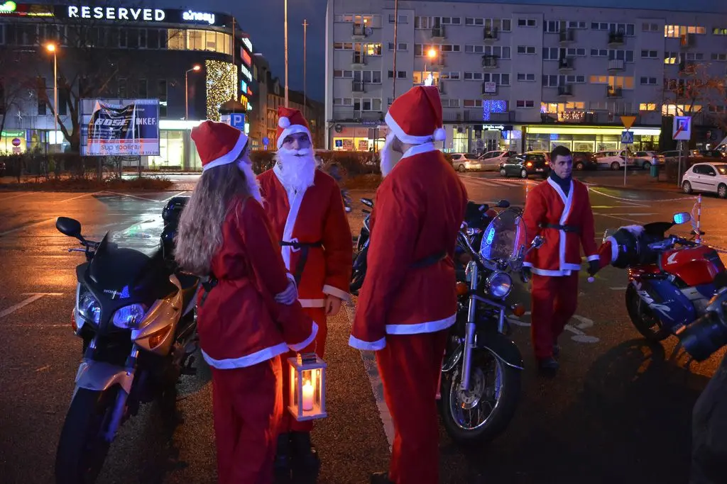 Mikołaje na motorach w naszym mieście