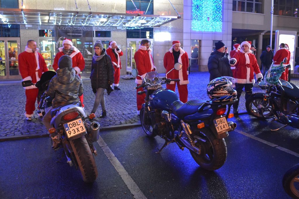 Mikołaje na motorach w naszym mieście
