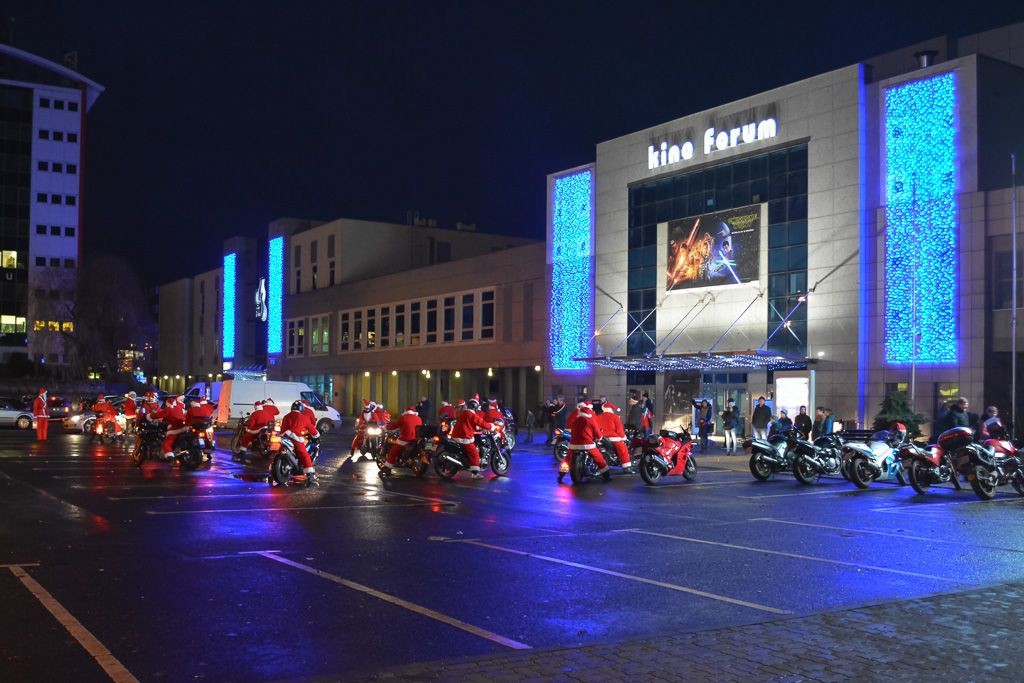 Mikołaje na motorach w naszym mieście