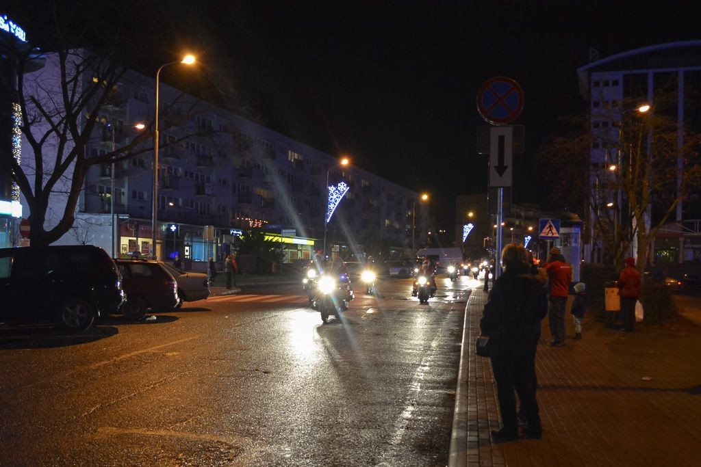 Mikołaje na motorach w naszym mieście