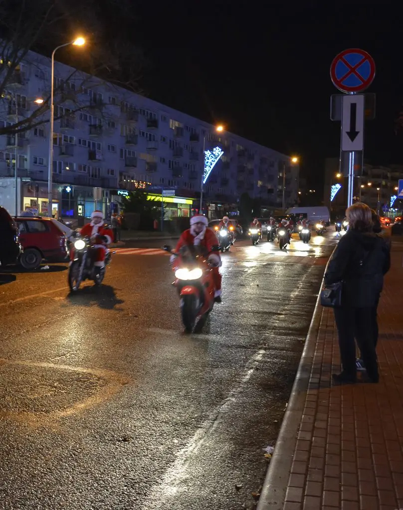 Mikołaje na motorach w naszym mieście