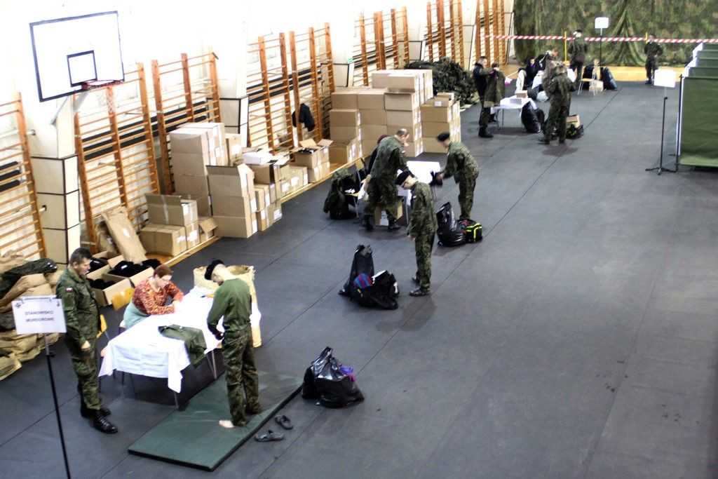 Wcielenie pierwszego turnusu ochotników w 23 Pułku Artylerii