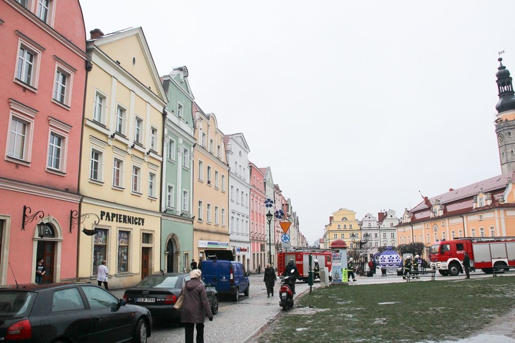 Pożar kamienicy w Rynku