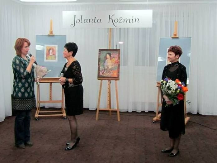 Wernisaż Jolanty Kuźmy w MBP w Bolesławcu