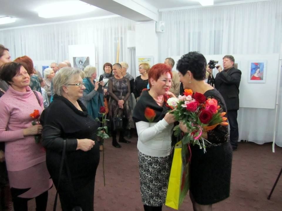 Wernisaż Jolanty Kuźmy w MBP w Bolesławcu