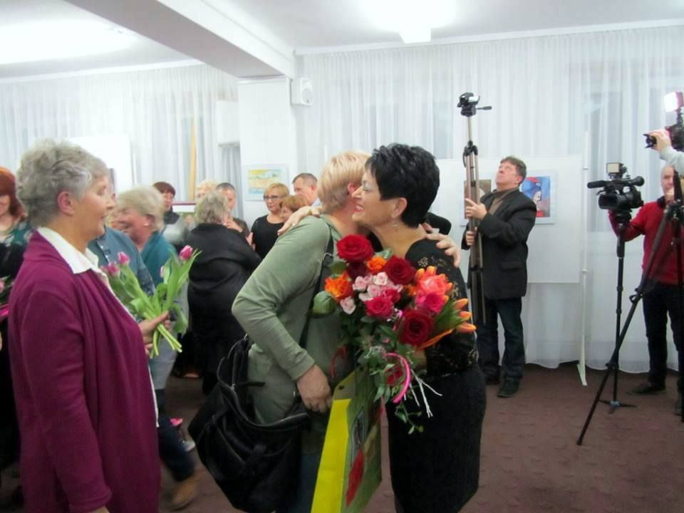 Wernisaż Jolanty Kuźmy w MBP w Bolesławcu