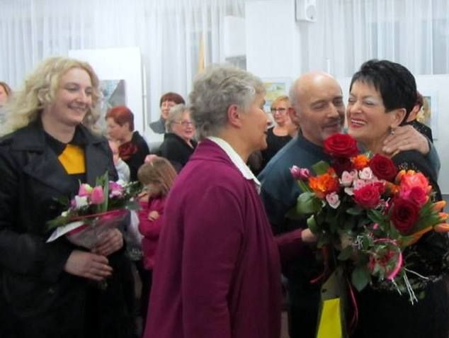 Wernisaż Jolanty Kuźmy w MBP w Bolesławcu