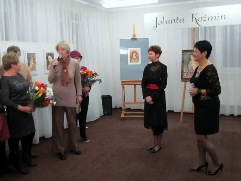 Wernisaż Jolanty Kuźmy w MBP w Bolesławcu