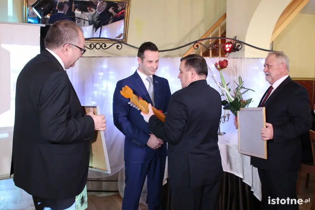 Wręczenie nagród podczas gali konkursu Przedsiębiorca Roku 2015