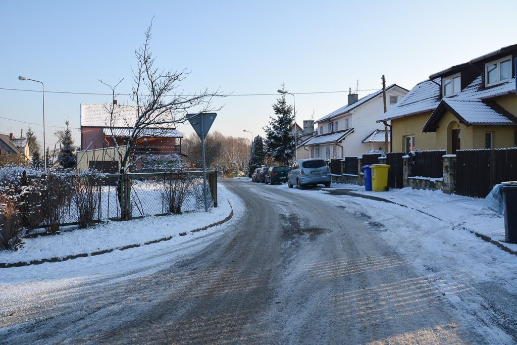 Ulice Jaśminowa i Różana na osiedlu Kwiatowym