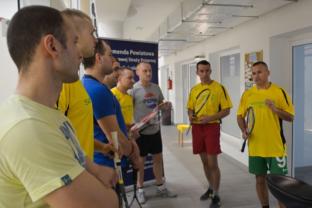 Bolesławieccy strażacy w turnieju squasha